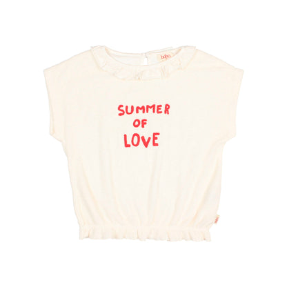 Buho Ecru Terry Girly T-Shirt