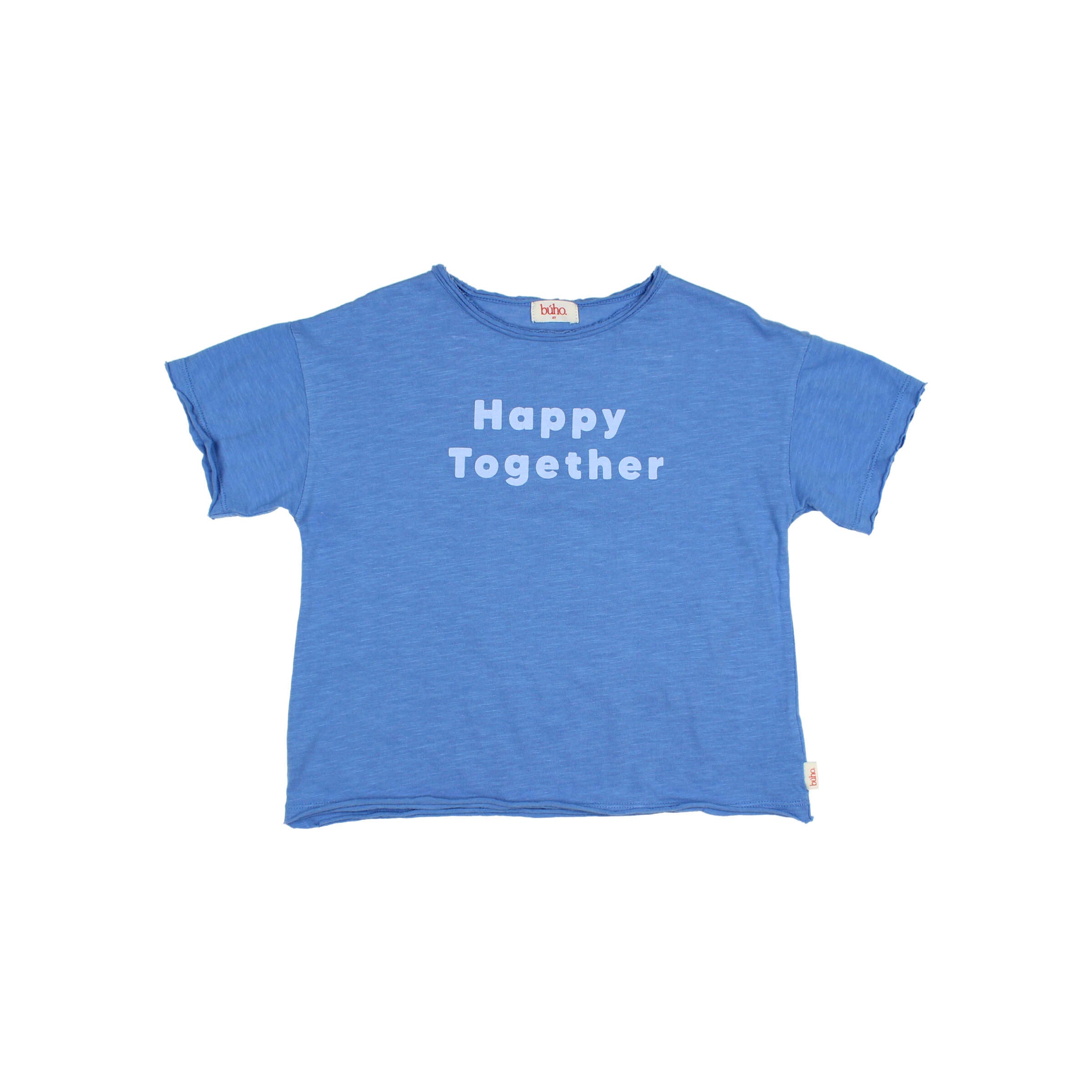 Buho Ocean Blue Happy T-Shirt