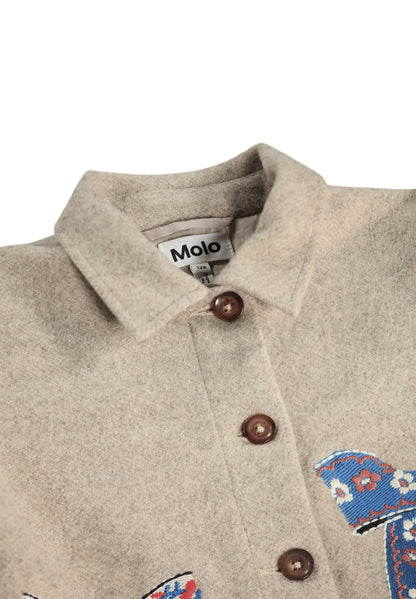 Molo Girls Harmoney Oatmeal Melange Blazer