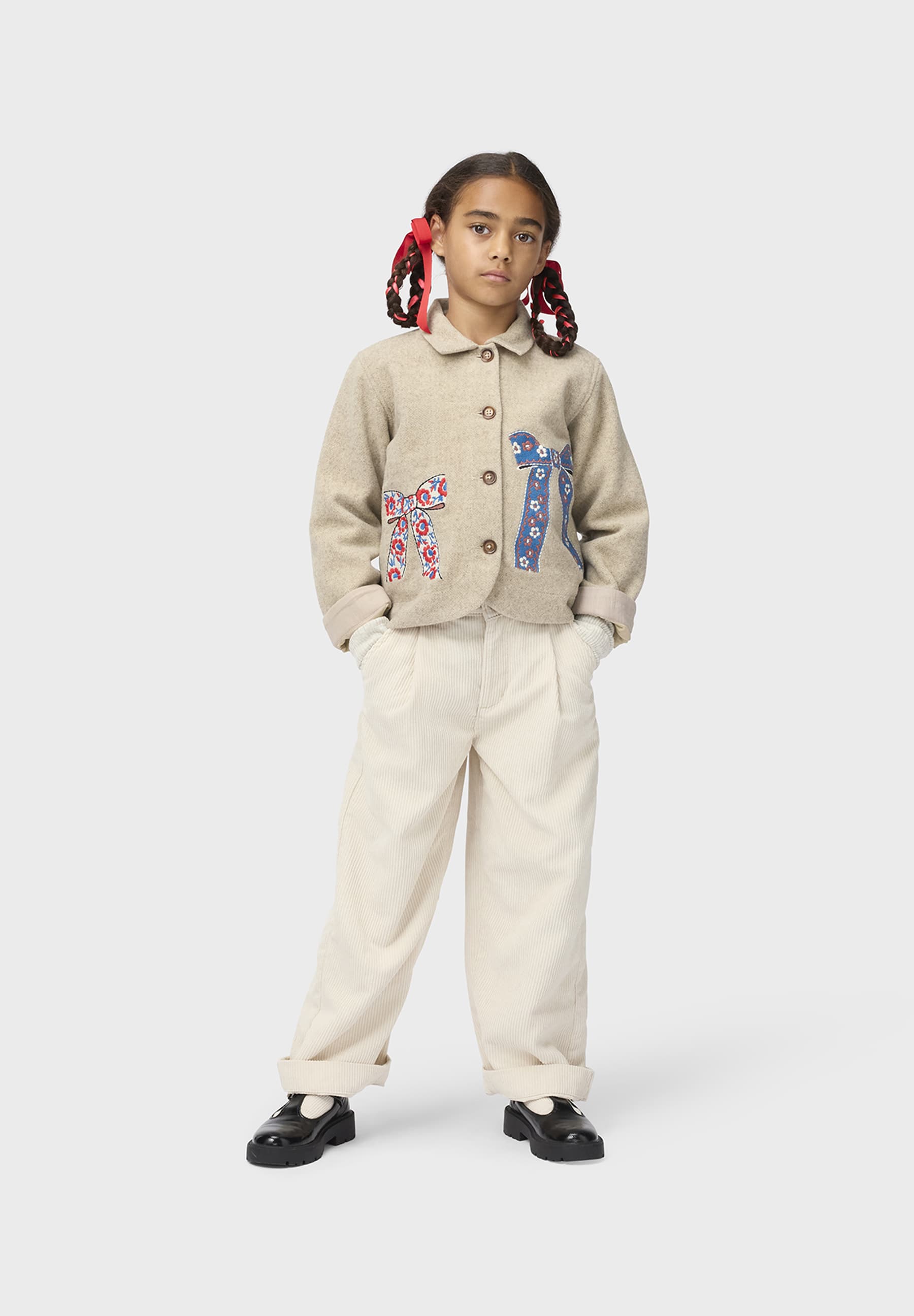 Molo Girls Harmoney Oatmeal Melange Blazer