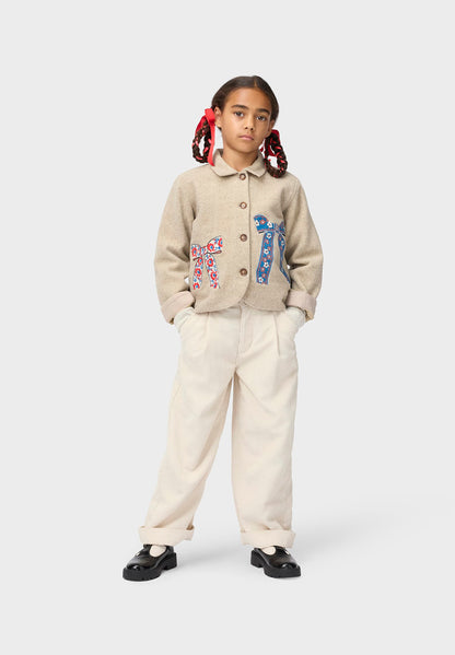 Molo Girls Harmoney Oatmeal Melange Blazer