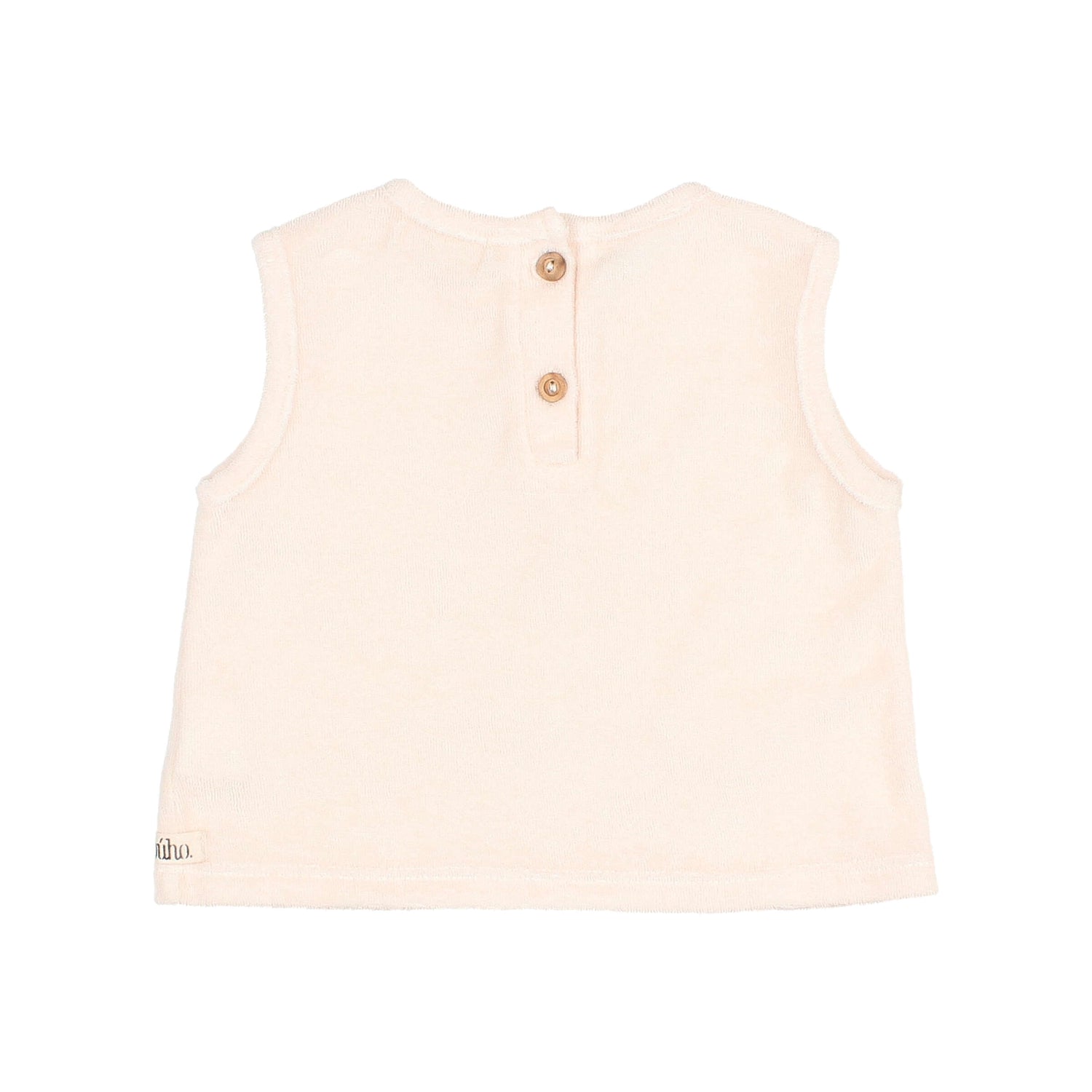 Buho Baby Girl Ivory Terry Set