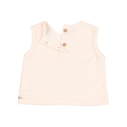Buho Baby Girl Ivory Terry Set