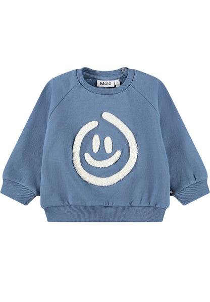 Molo Baby Disc Twilight Blue Sweatshirt