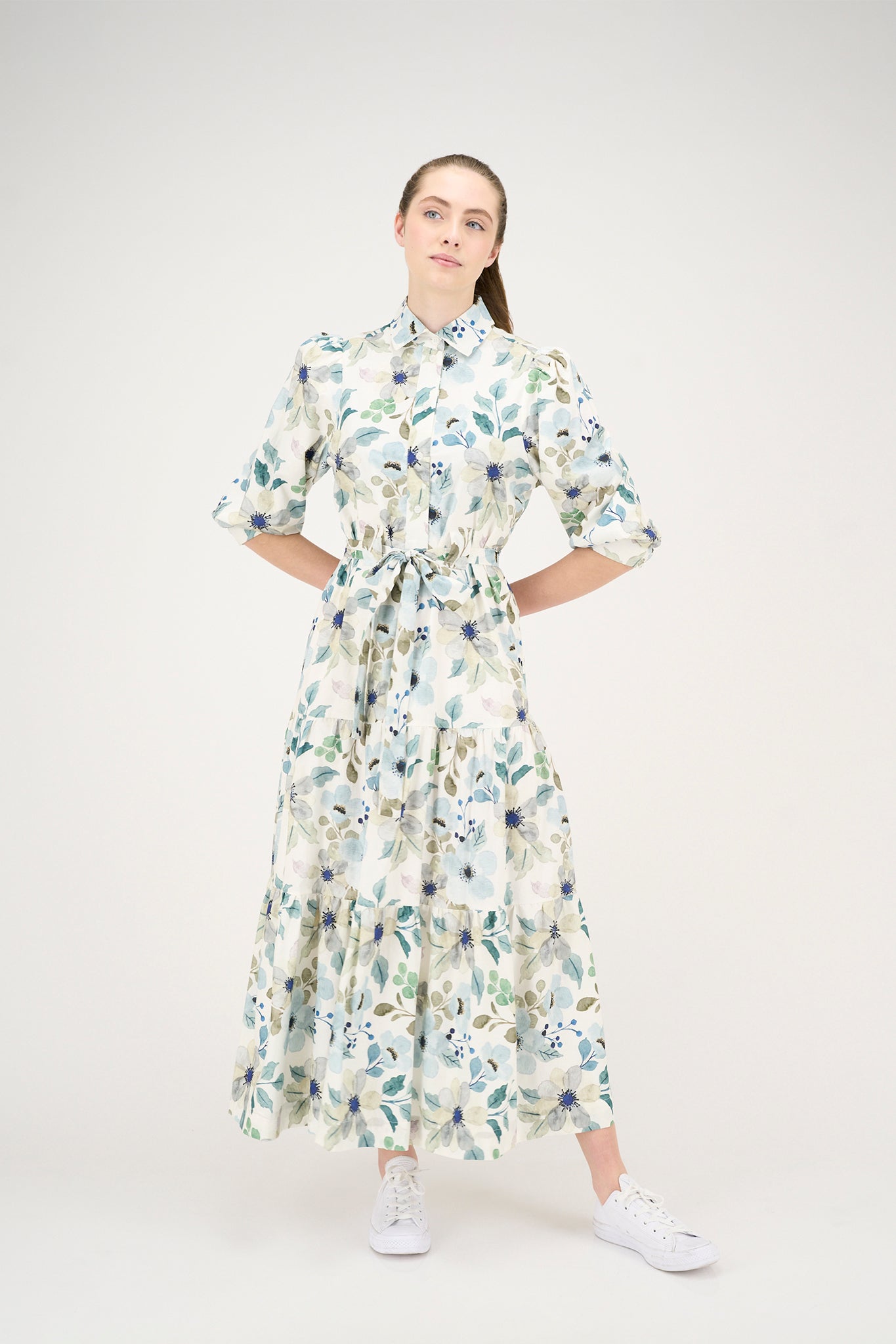 Elle Oh Elle Scarlet Dress Flower Print