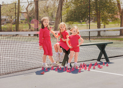 Duet Coral Ruffle Baby Set