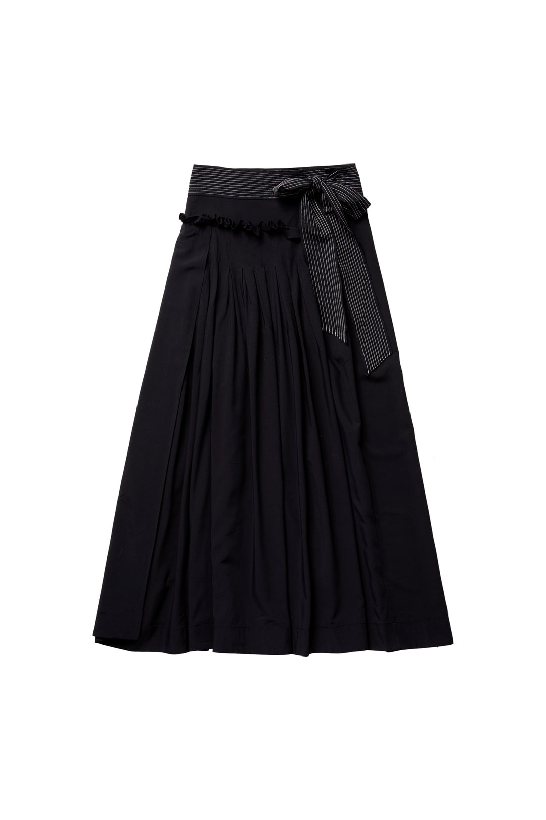 Elle Oh Elle Black Nathal with Stitching Skirt