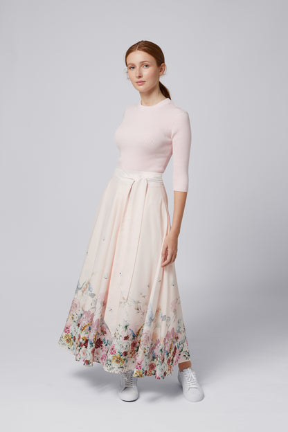 Elle Oh Elle Pink Flowers Helena Skirt