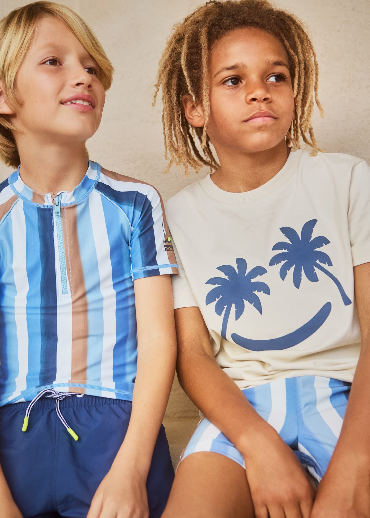 Molo Painted Stripes Rash Guard