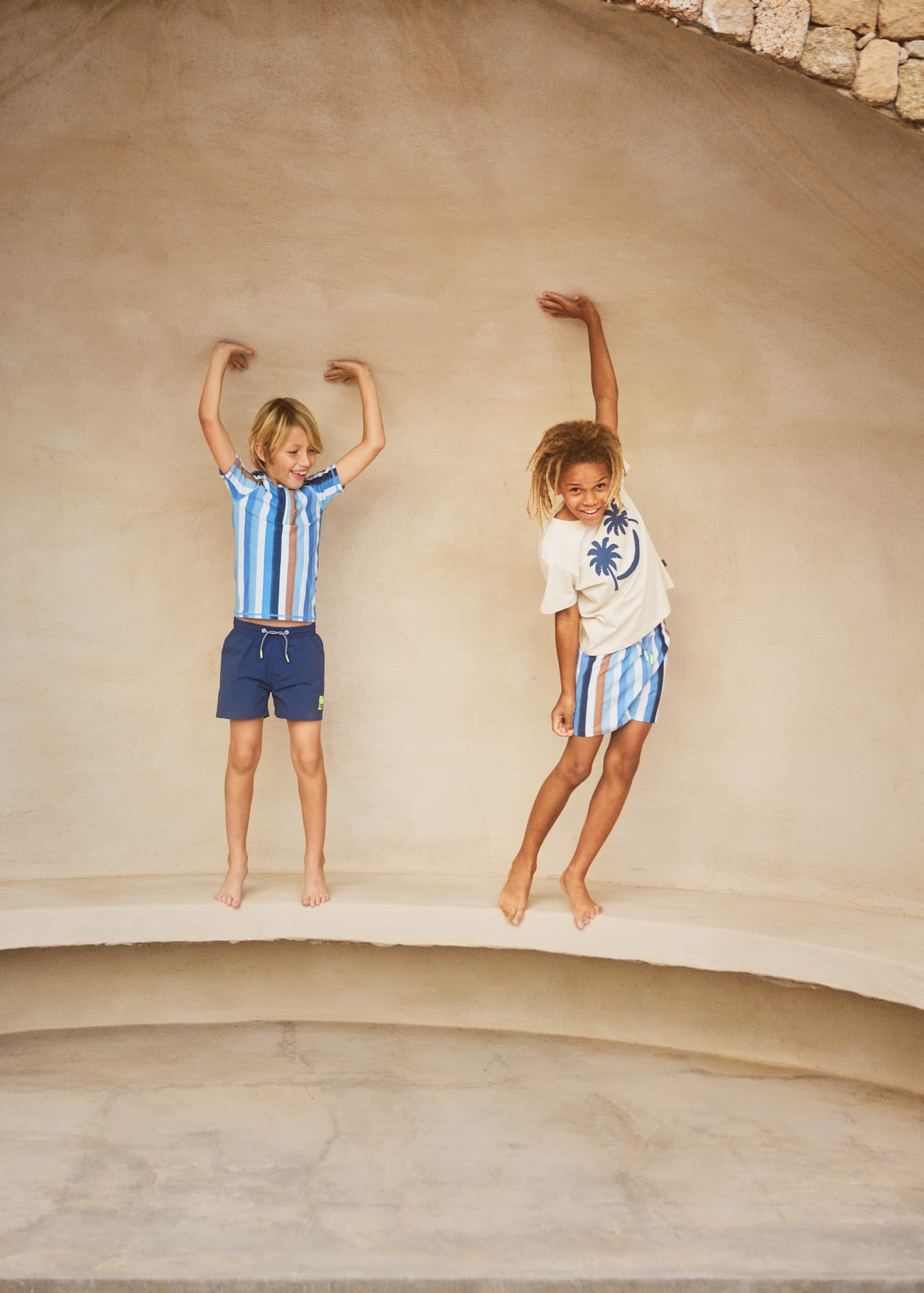 Molo Painted Stripes Rash Guard