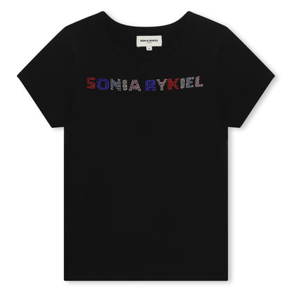 Sonia Rykiel Black Logo Tee Shirt