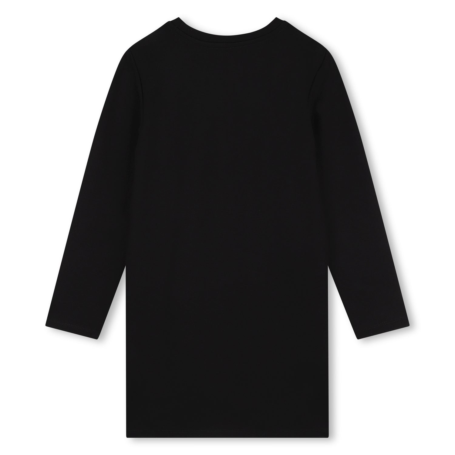 Sonia Rykiel Black with Multicolored Logo Dress