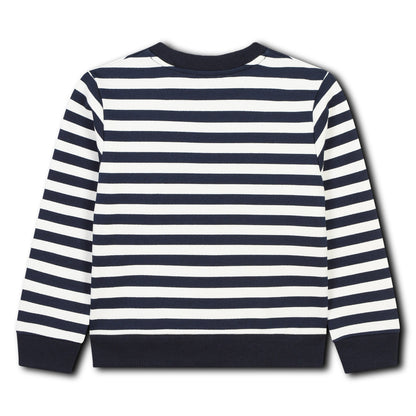 Sonia Rykiel White and Blue Striped Sweater