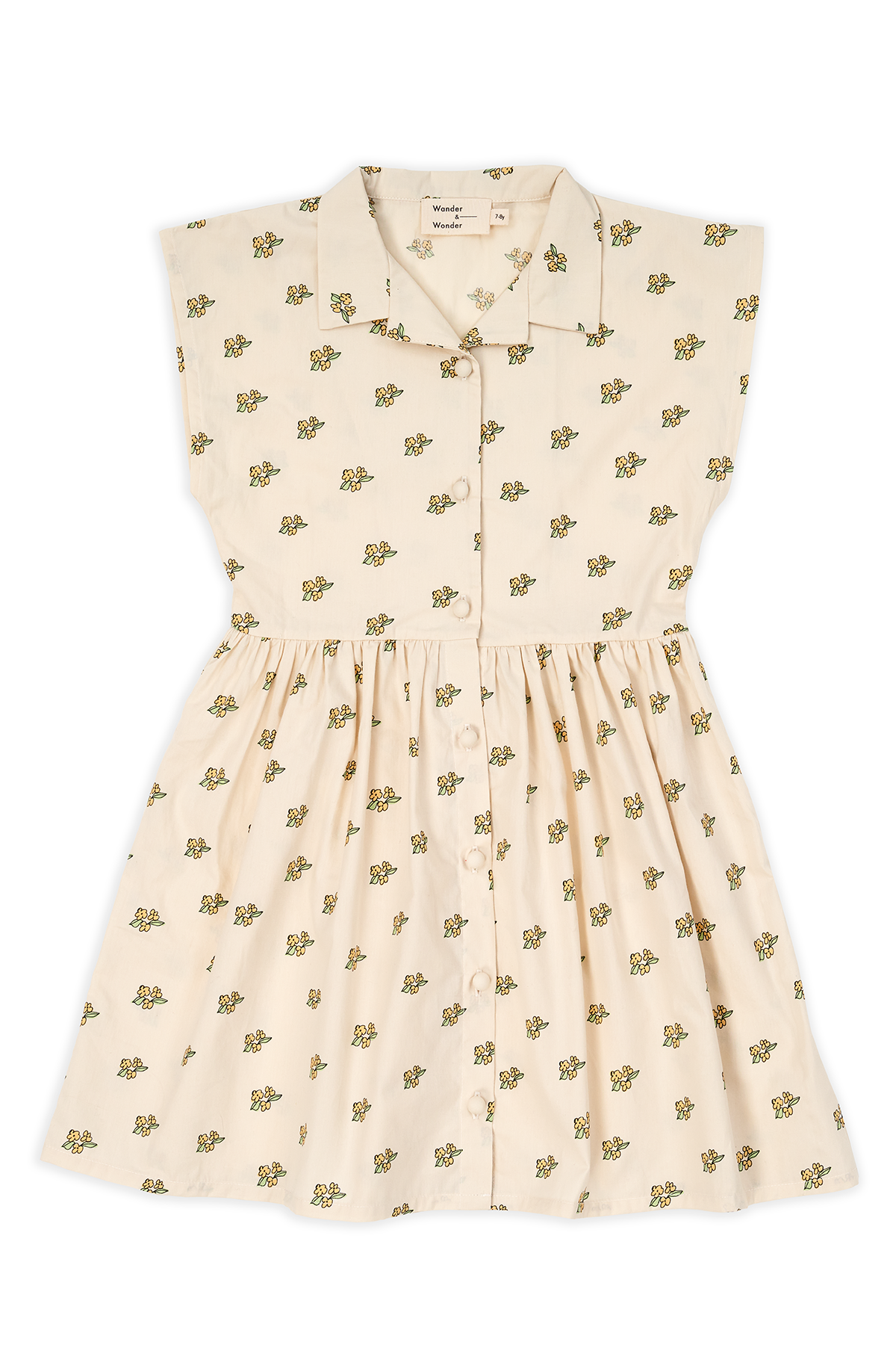 Wander &amp; Wonder Lemon Daisy Floal Fatima Dress