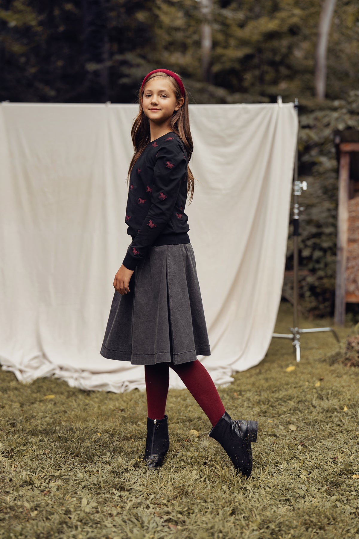 Duet Black Horse Sweatshirt
