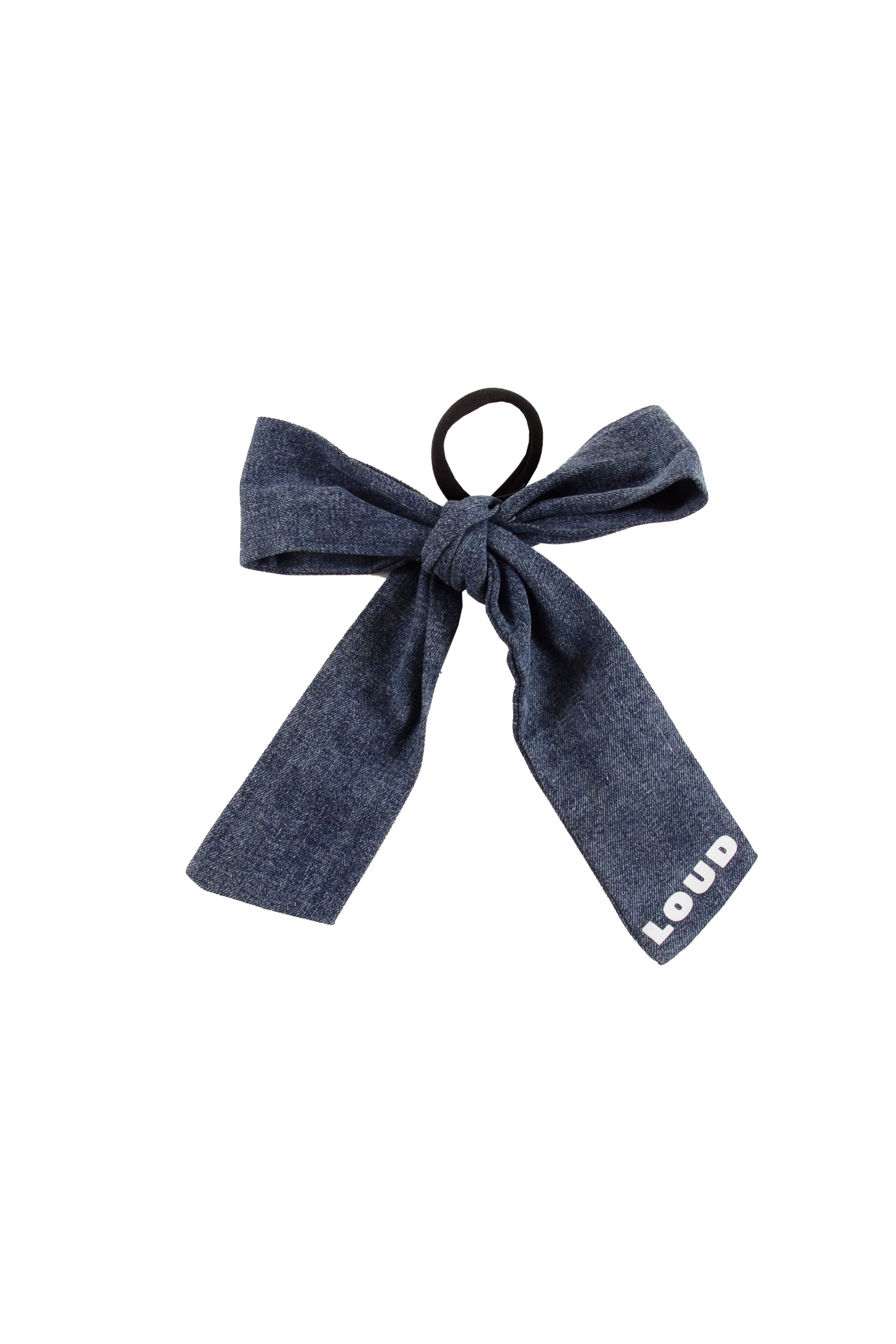 Loud Apparel Stone Wash Hair Bow