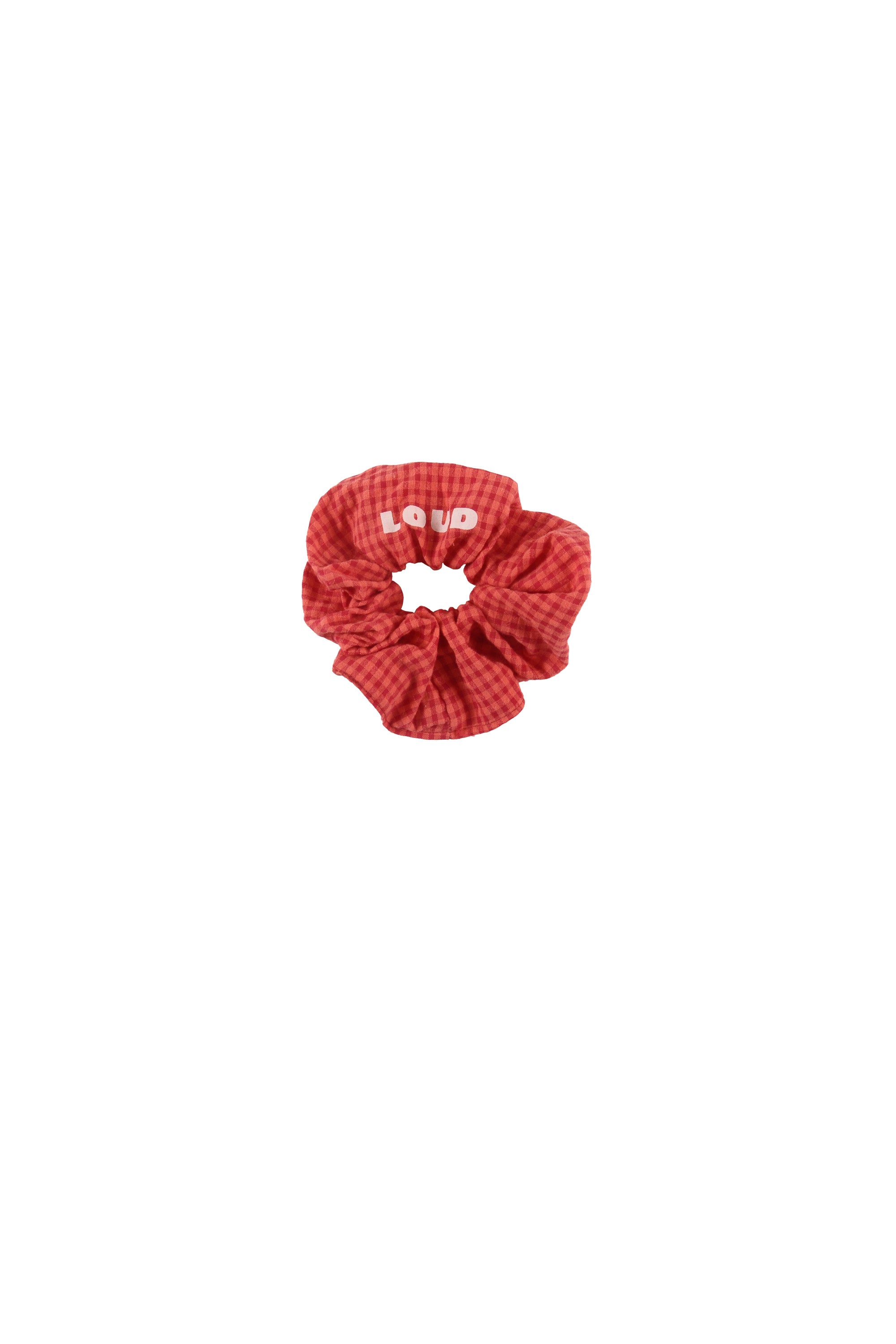Loud Red Scrunchie