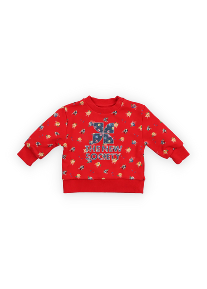 The New Society Amapola Baby Sweatshirt Amapola Print