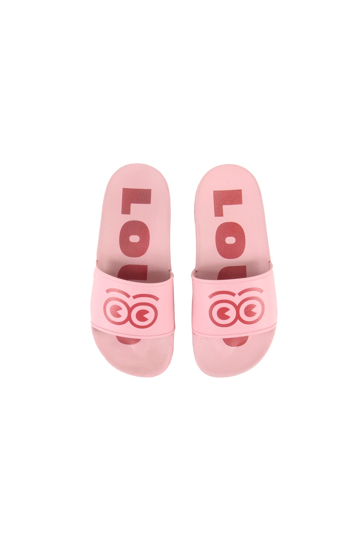 Loud Eyes Pink Logo Slides