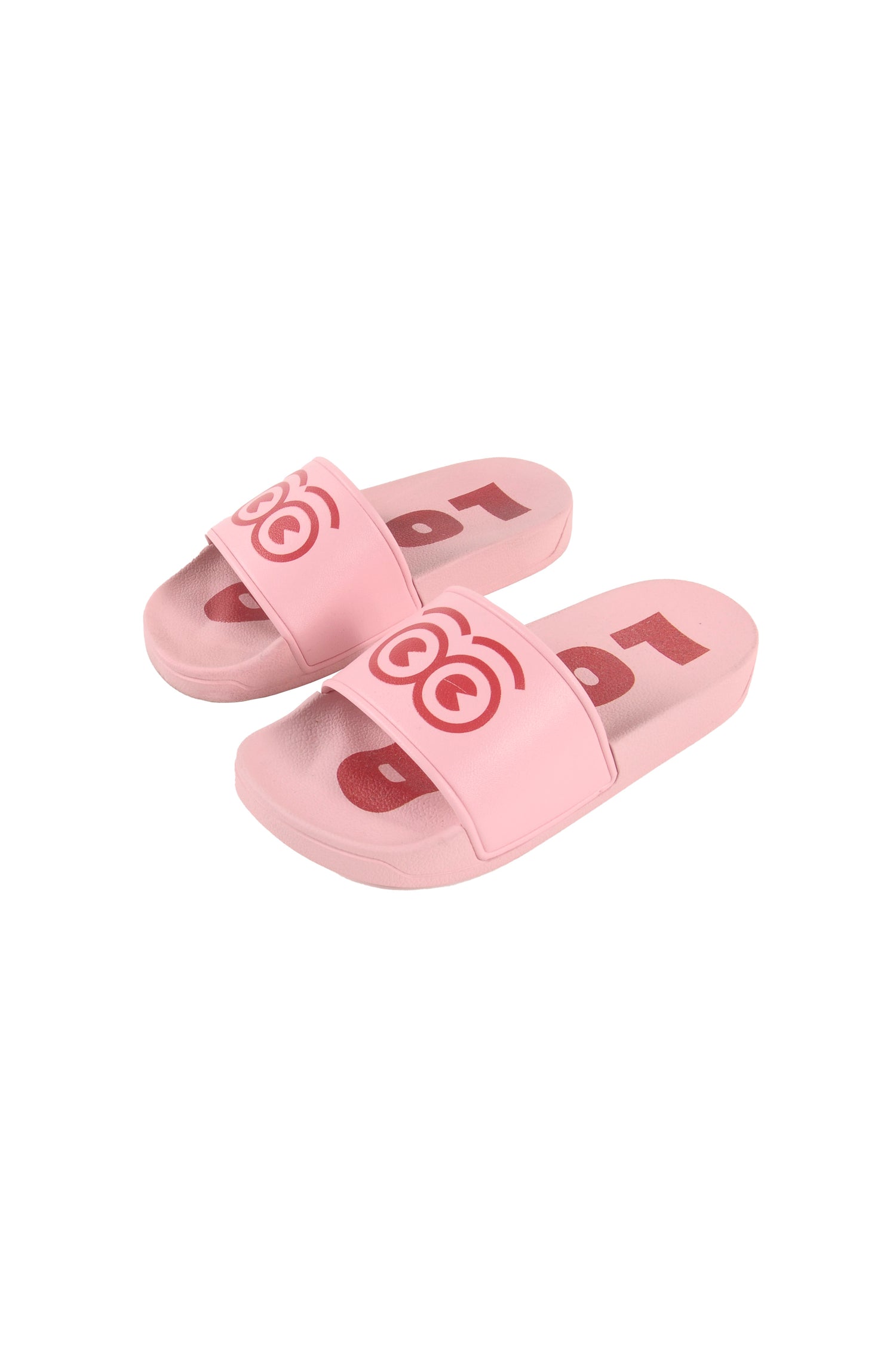 Loud Eyes Pink Logo Slides