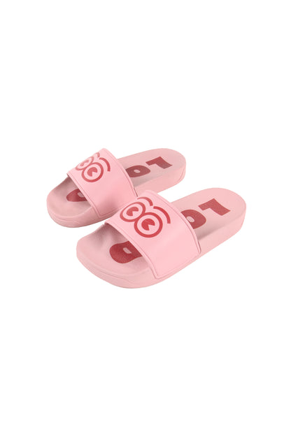 Loud Eyes Pink Logo Slides