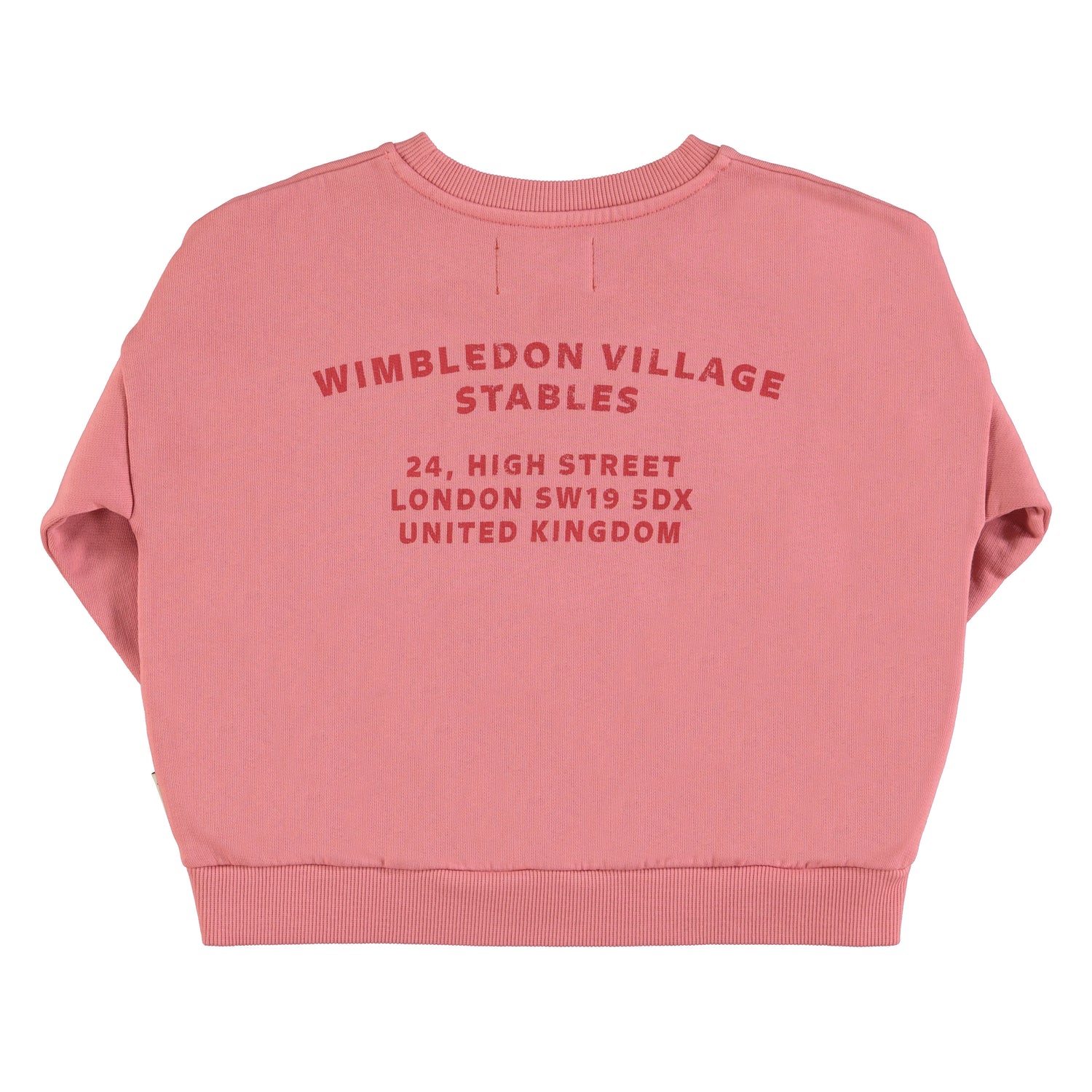 Piupiuchick Pink with Multicolor House Print Sweatshirt