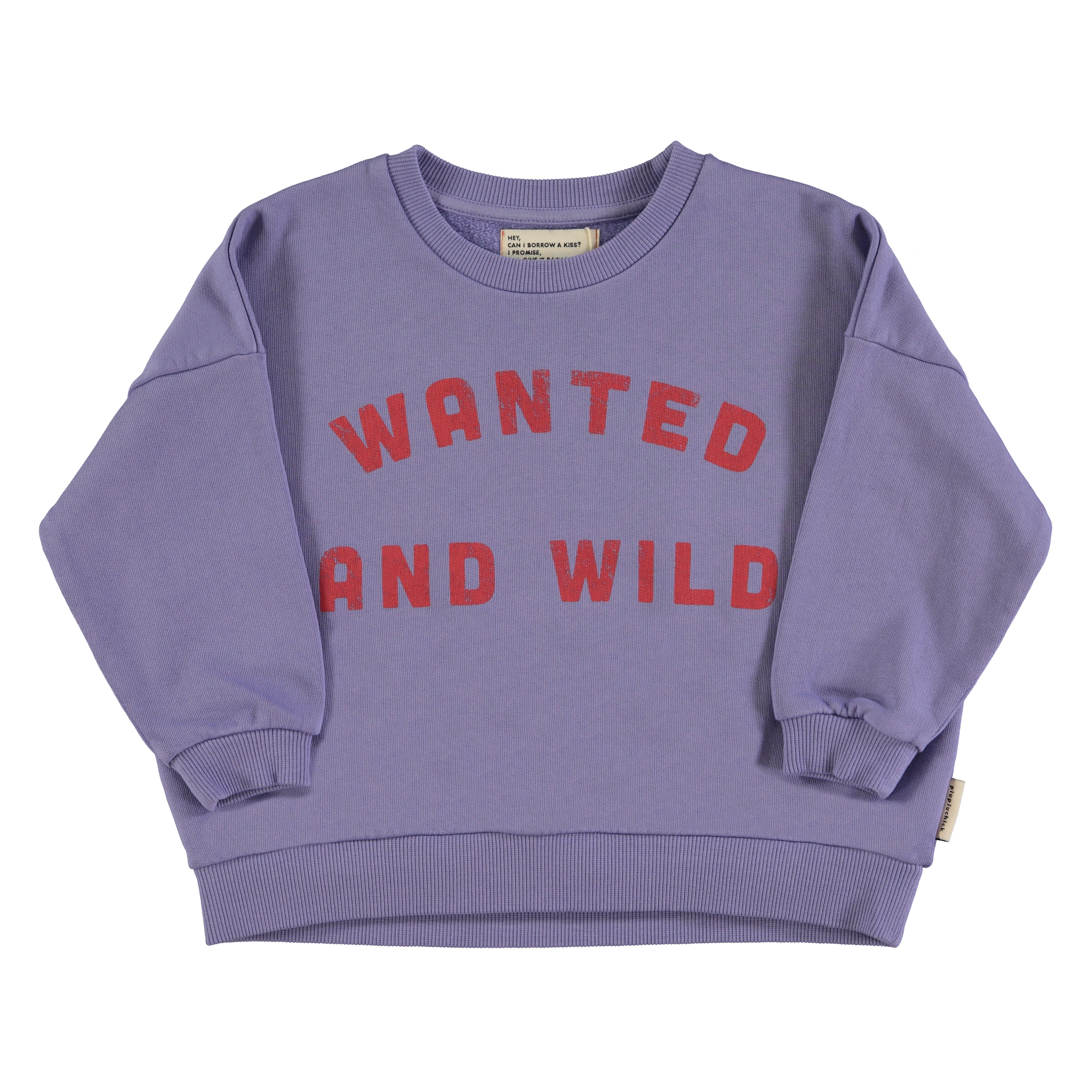 Piupiuchick Purple Wanted &amp; Wild Sweatshirt