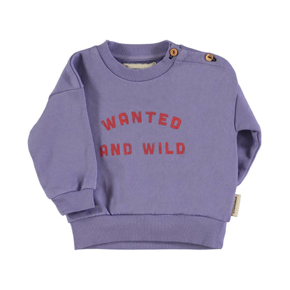 Piupiuchick Purple Wanted &amp; Wild Sweatshirt