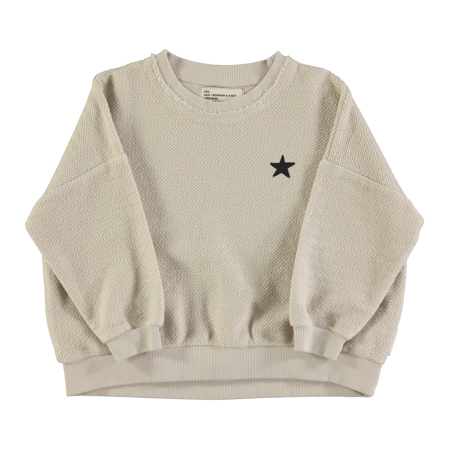 Piupiuchick Ecru Logo Sweatshirt