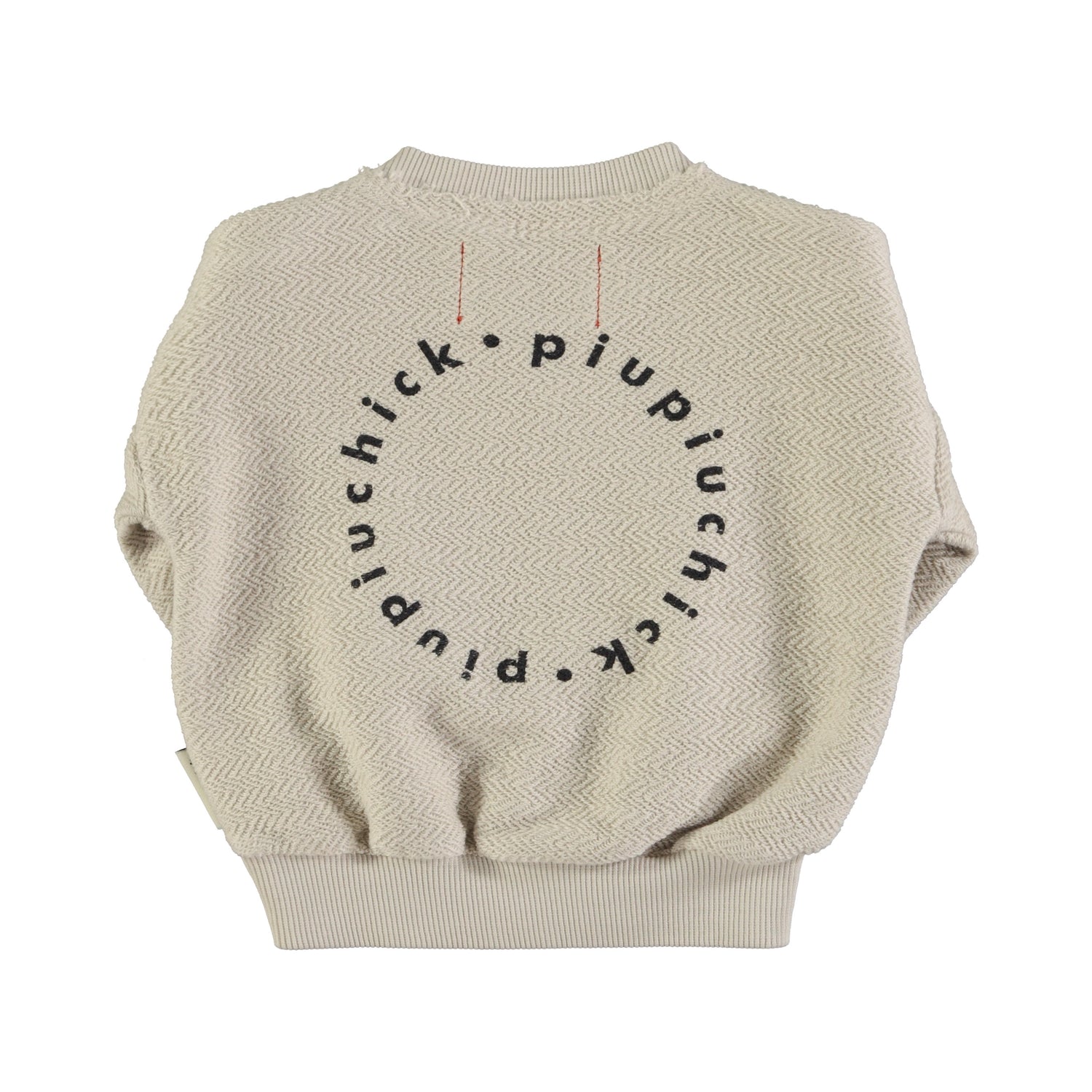 Piupiuchick Ecru Logo Sweatshirt