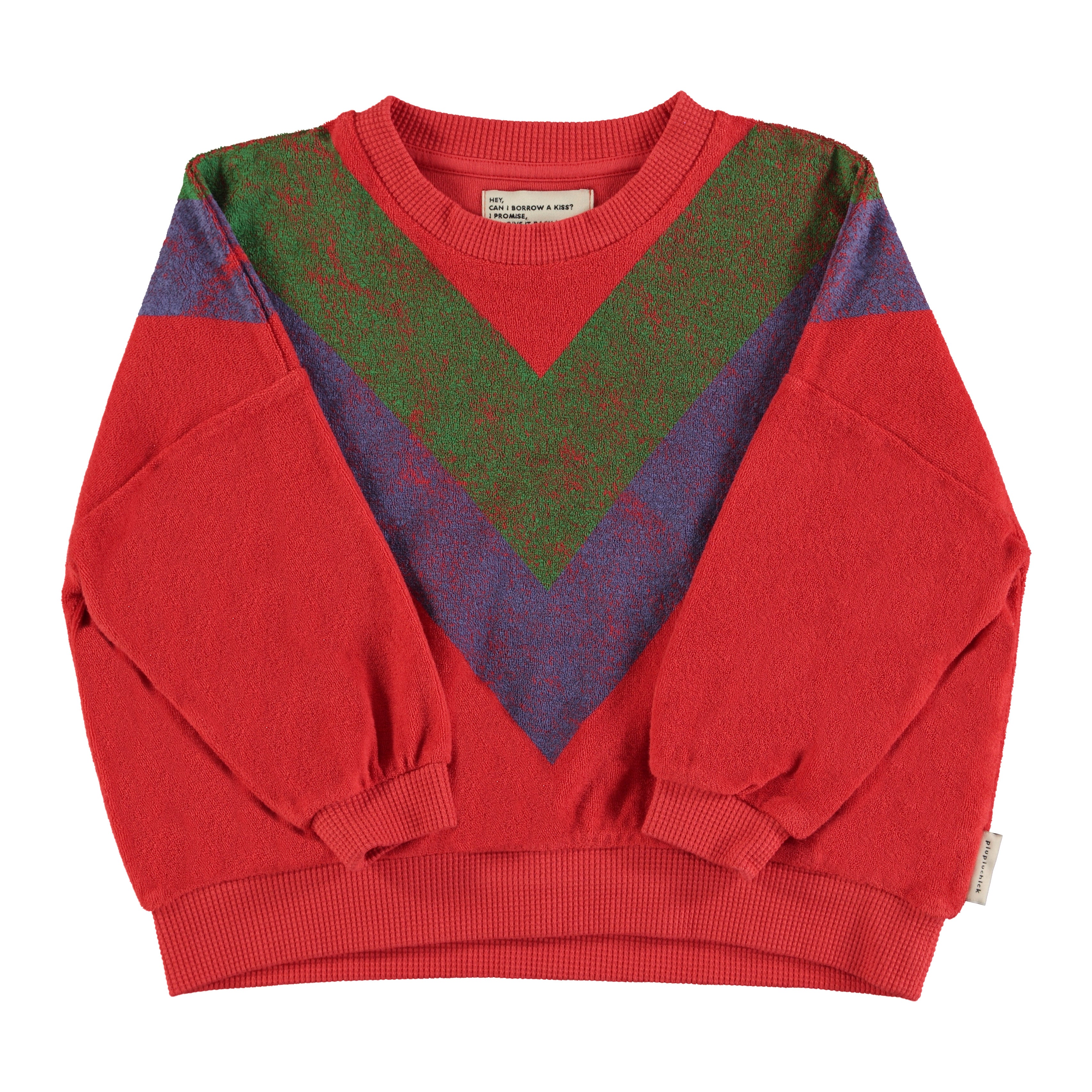 Piupiuchick Multicolor Triangle Print Sweatshirt