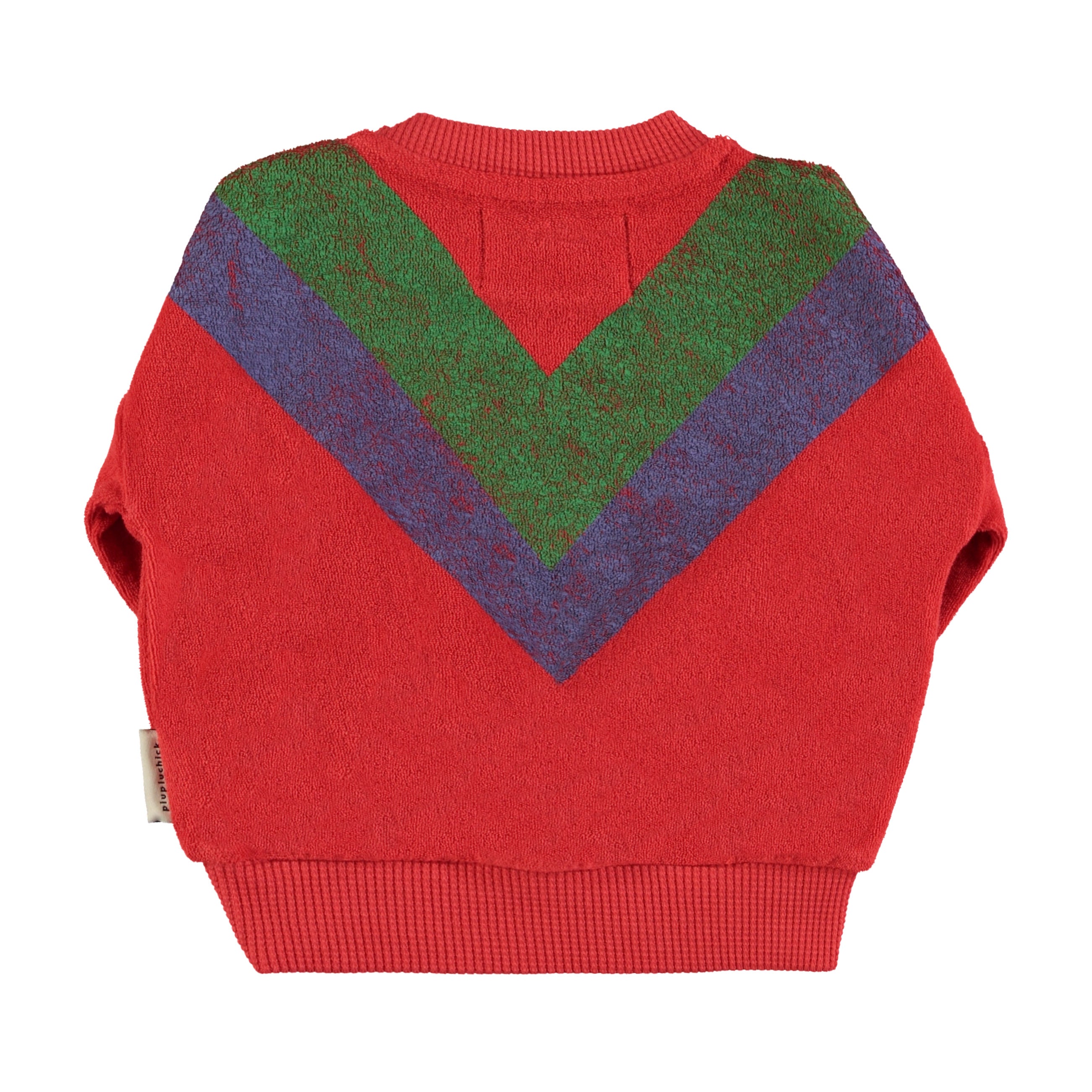 Piupiuchick Multicolor Triangle Print Sweatshirt