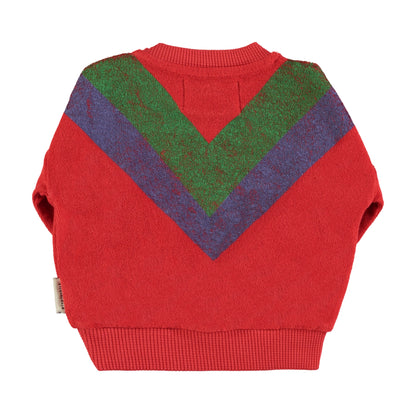 Piupiuchick Multicolor Triangle Print Sweatshirt