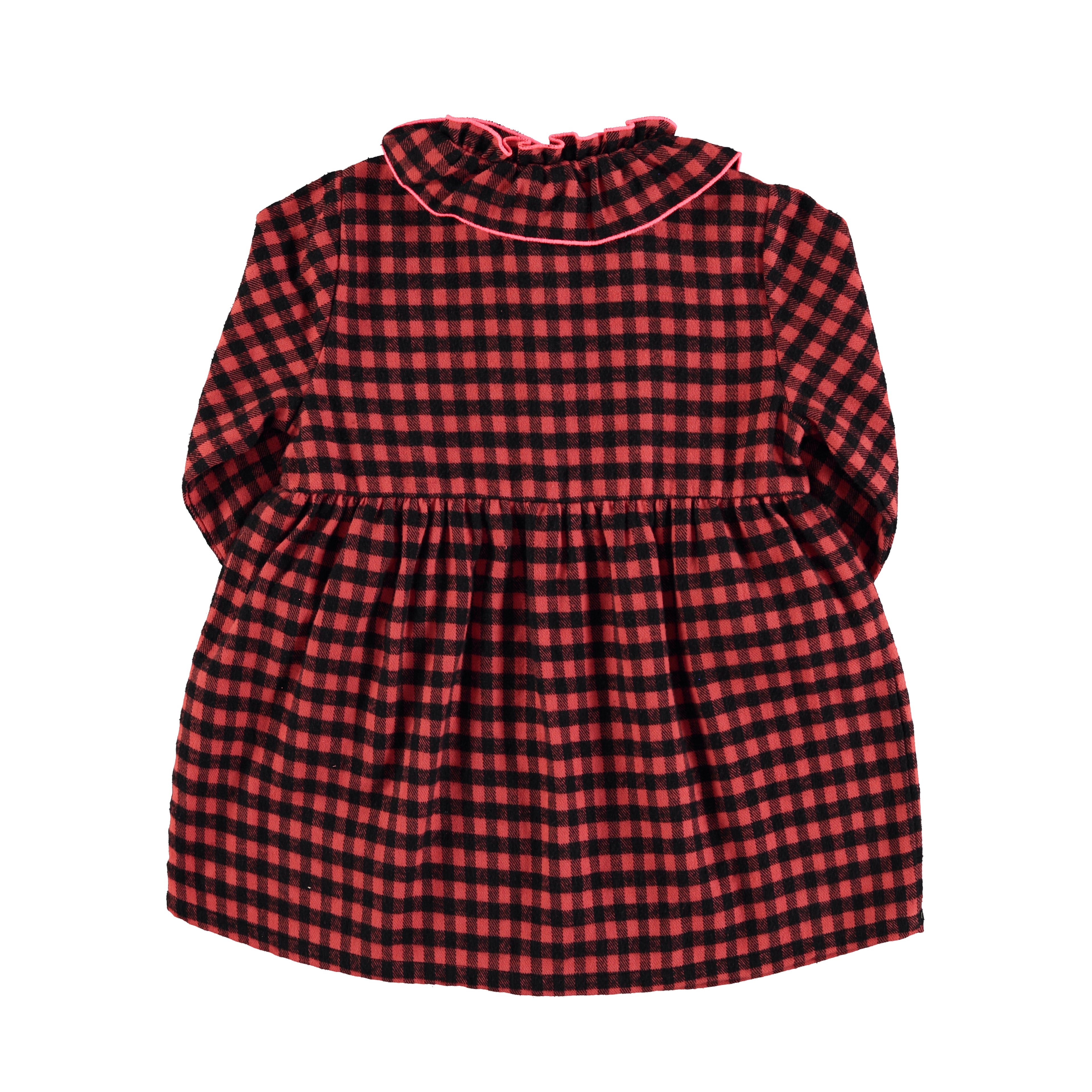 Piupiuchick Red and Black Vichy Dress