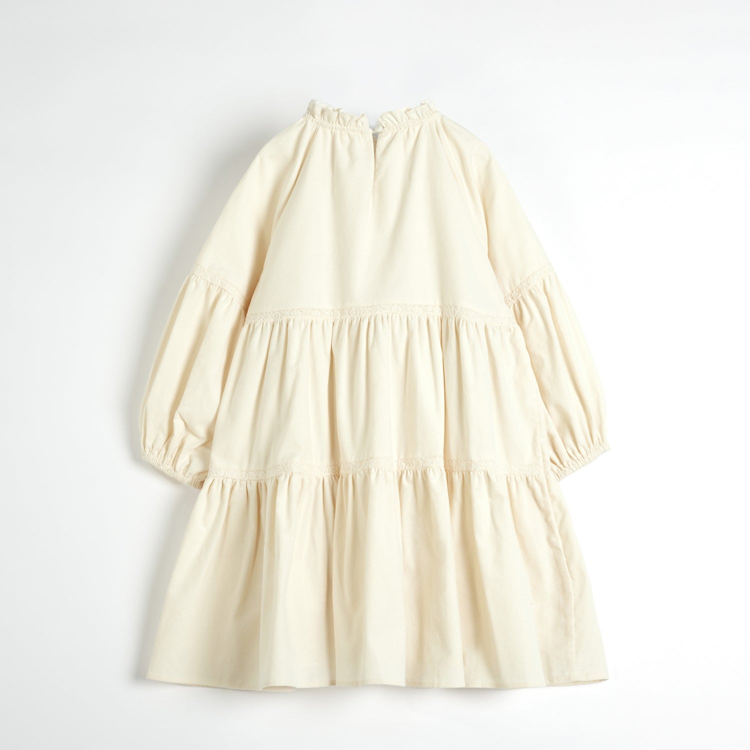 Cera Una Volta Cream Teired Manola Dress