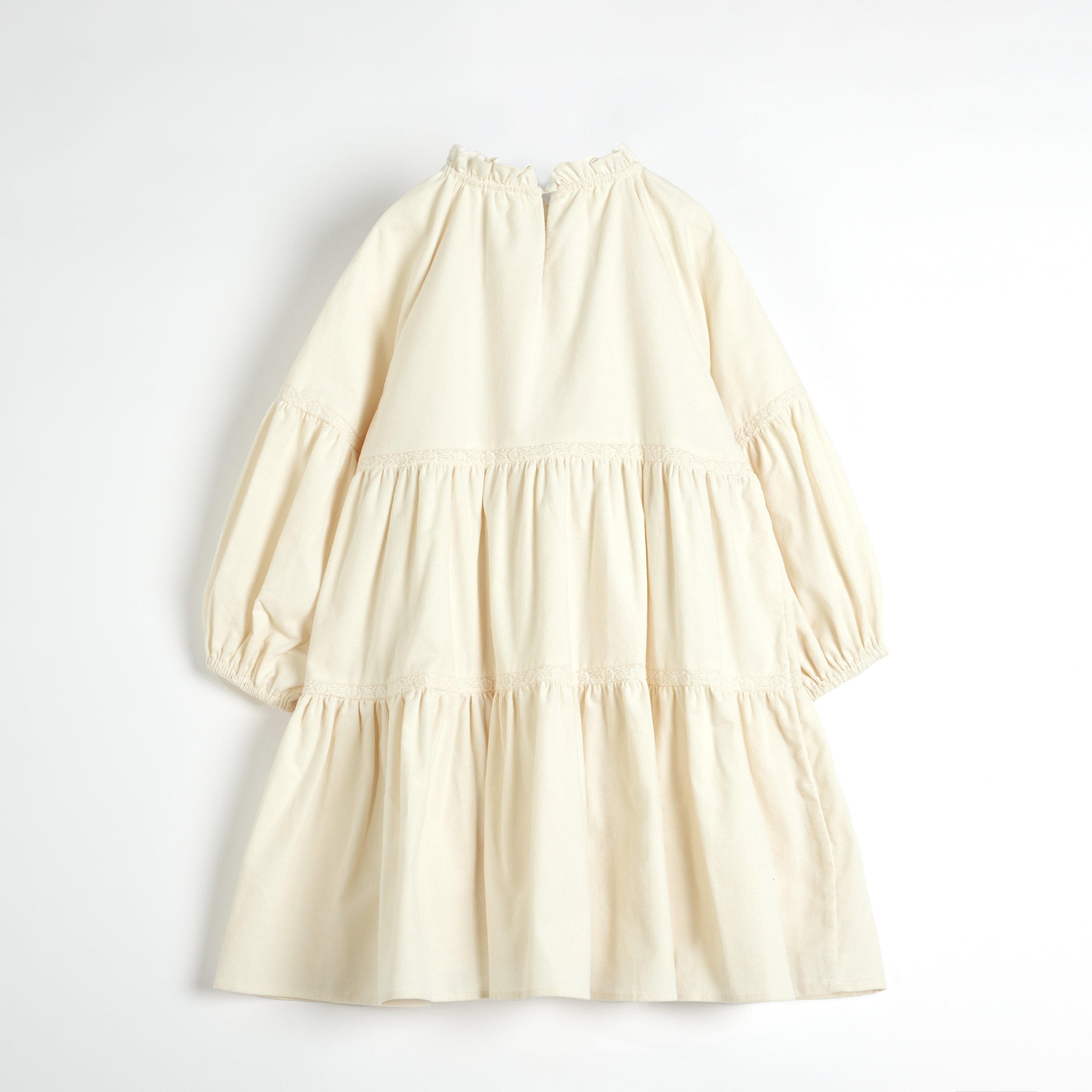 Cera Una Volta Cream Teired Manola Dress