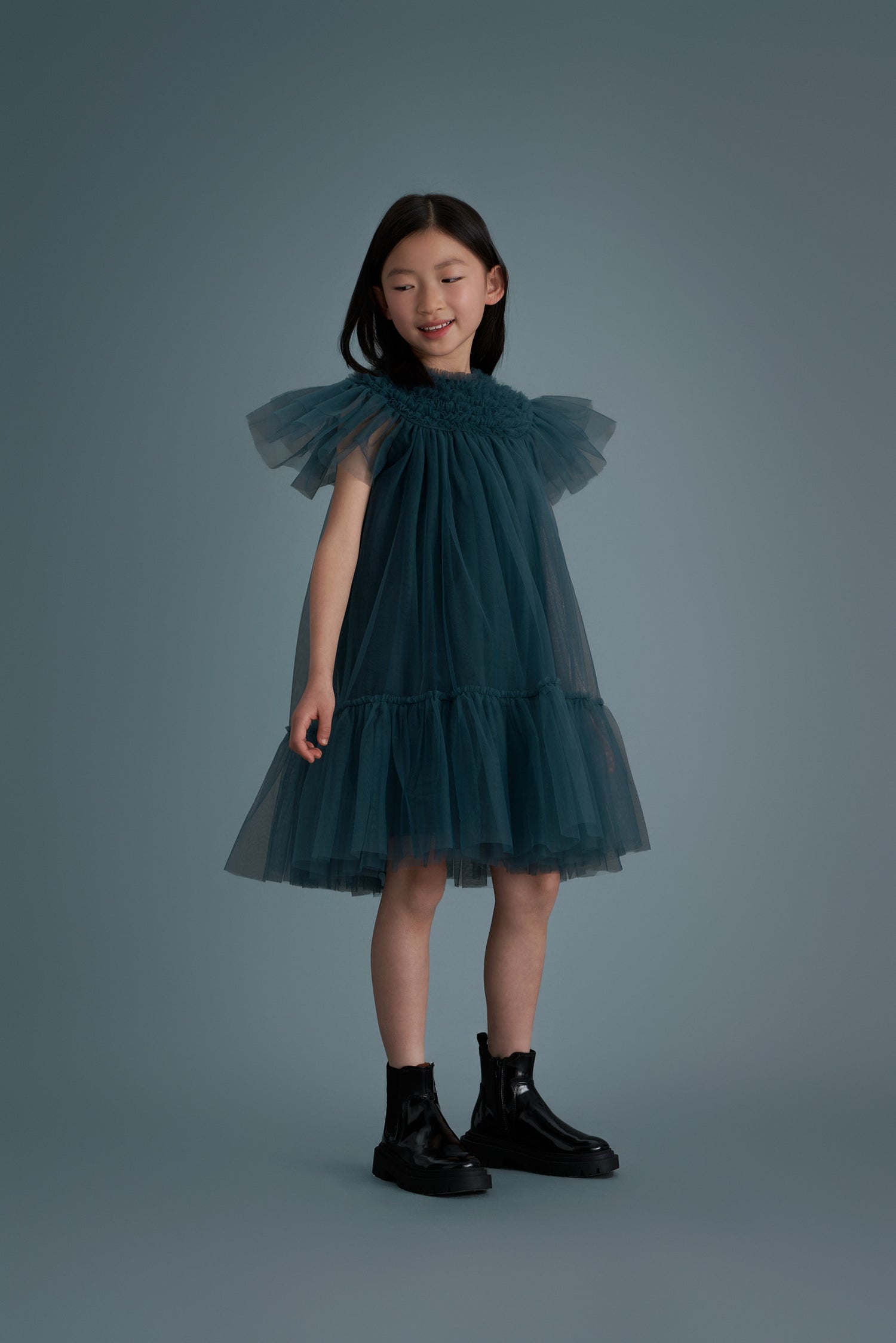 Cera Una Volta Blue Tulle Carla Dress