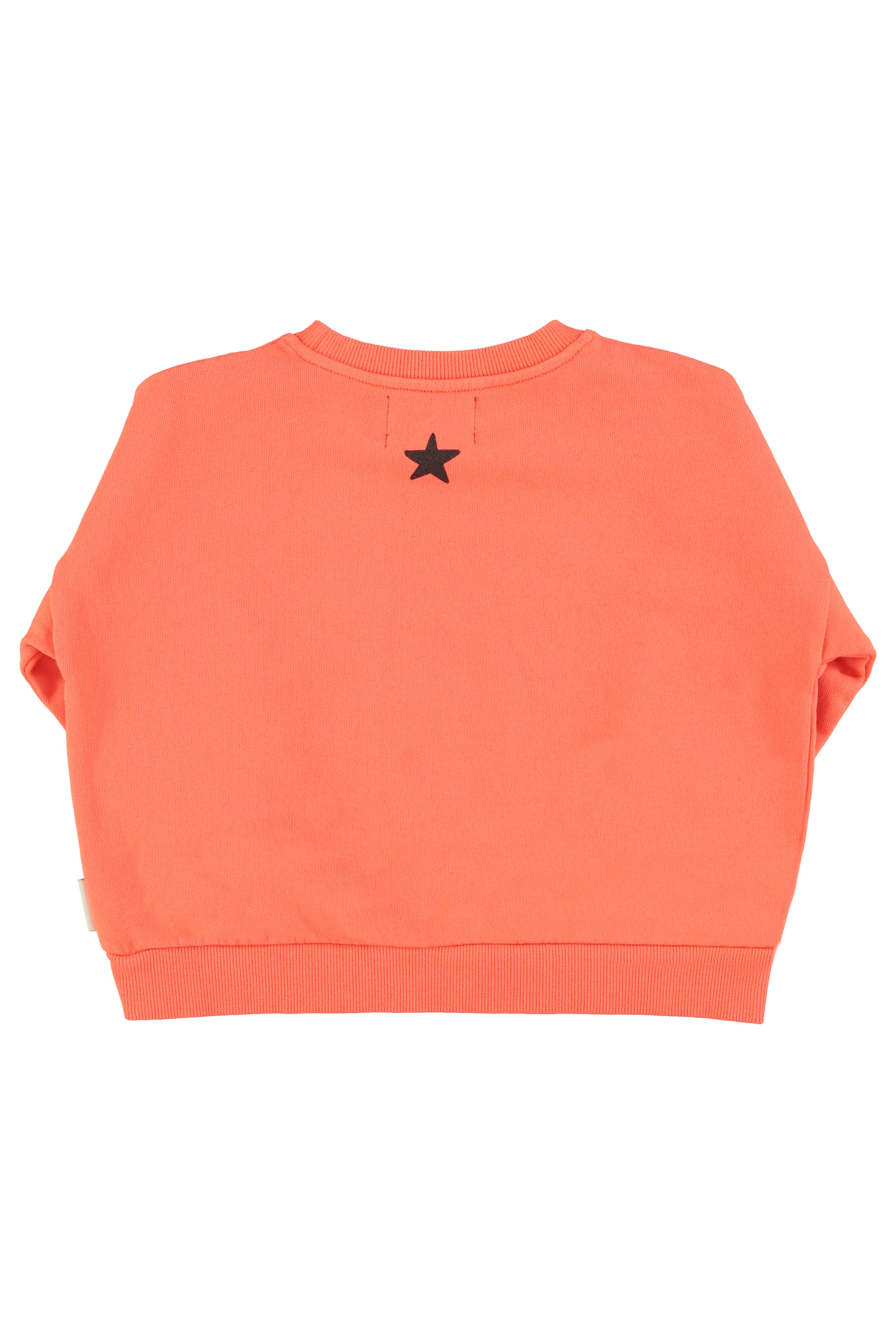 Piupiuchick Sweatshirt | Orange W/ &quot;Music&quot; Print