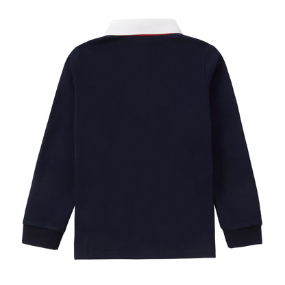 Duet Navy &amp; White Polo