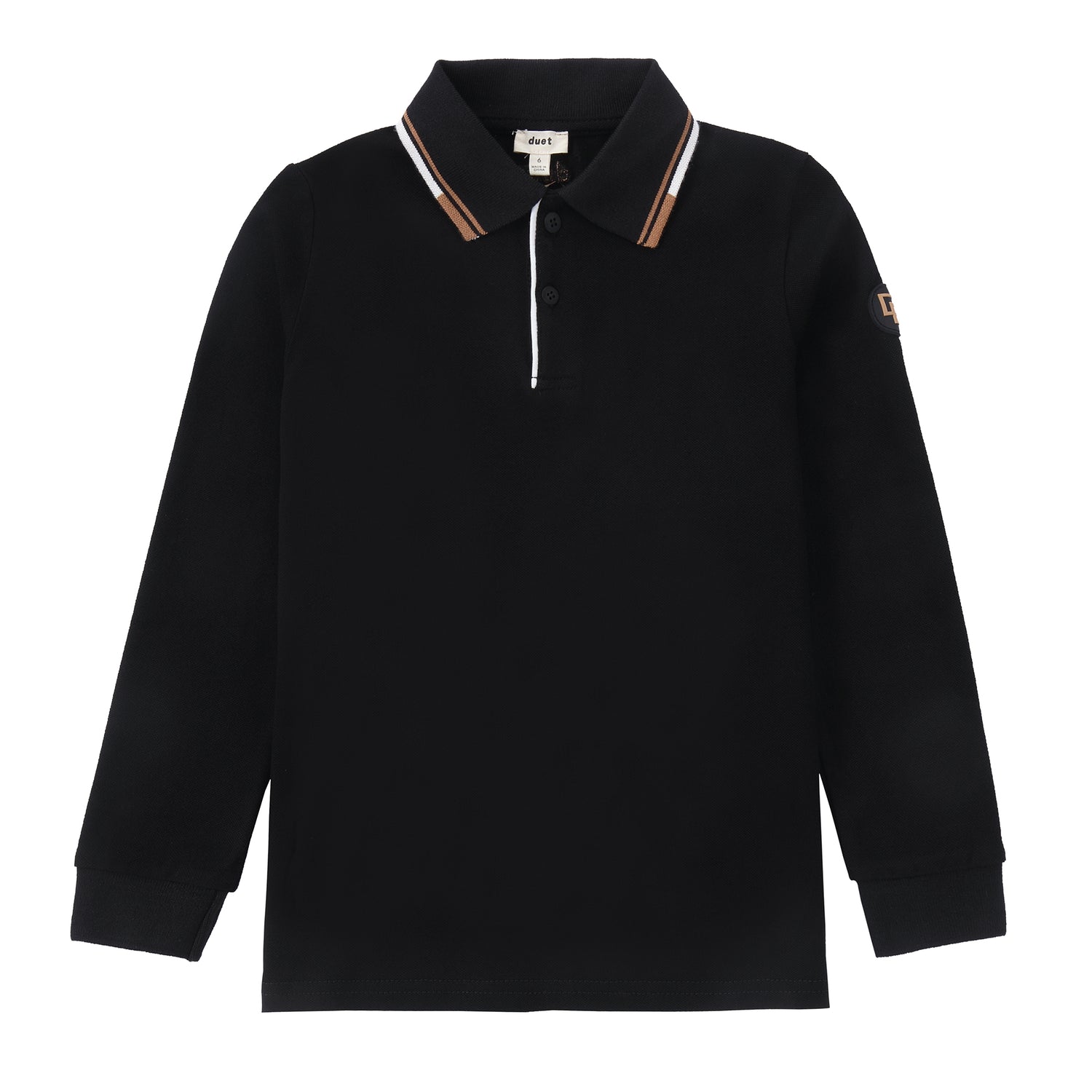 Duet Black &amp; Tan Polo