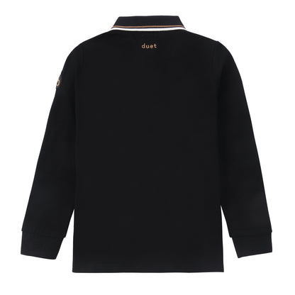 Duet Black &amp; Tan Polo