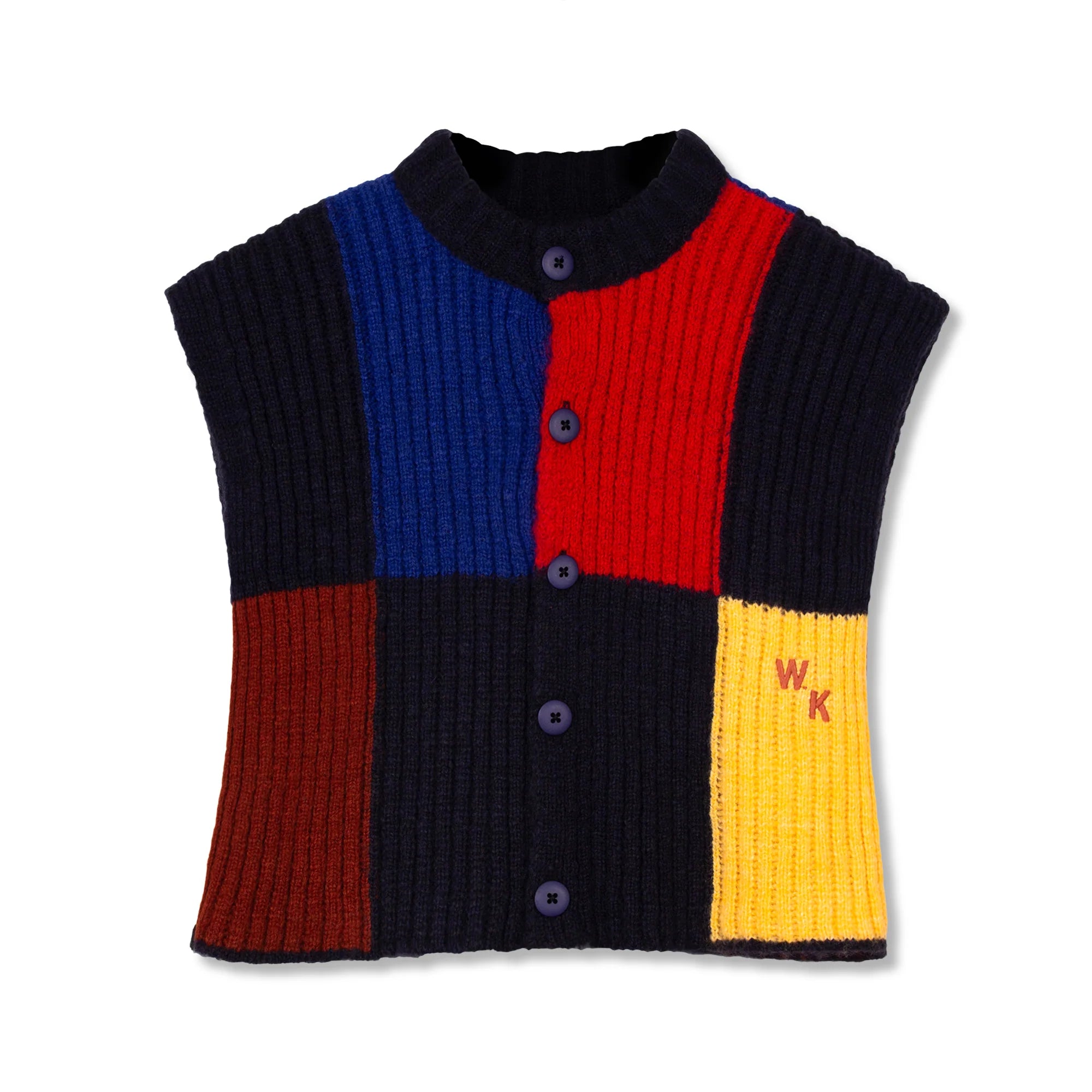 Wynken Boys Multi Block Rib Waistcoat