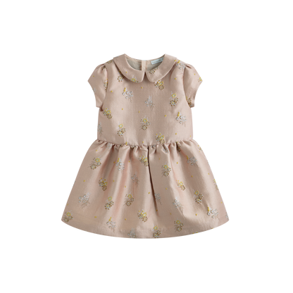 Cera Una Volta Pink Lylas Long Sleeves Dress