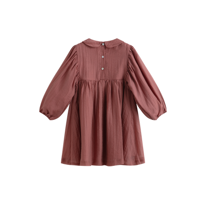Cera Una Volta Girls Terracotta Petra Dress
