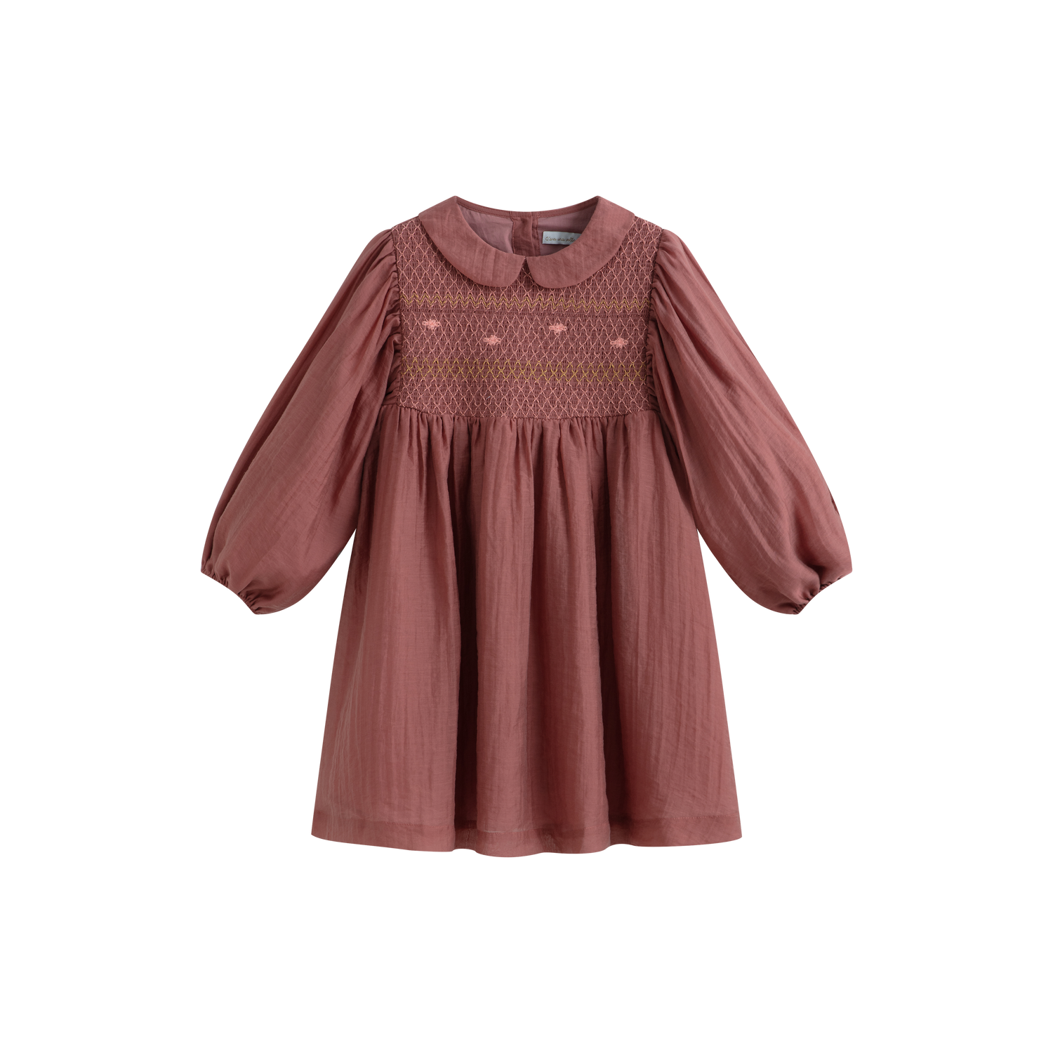 Cera Una Volta Girls Terracotta Petra Dress
