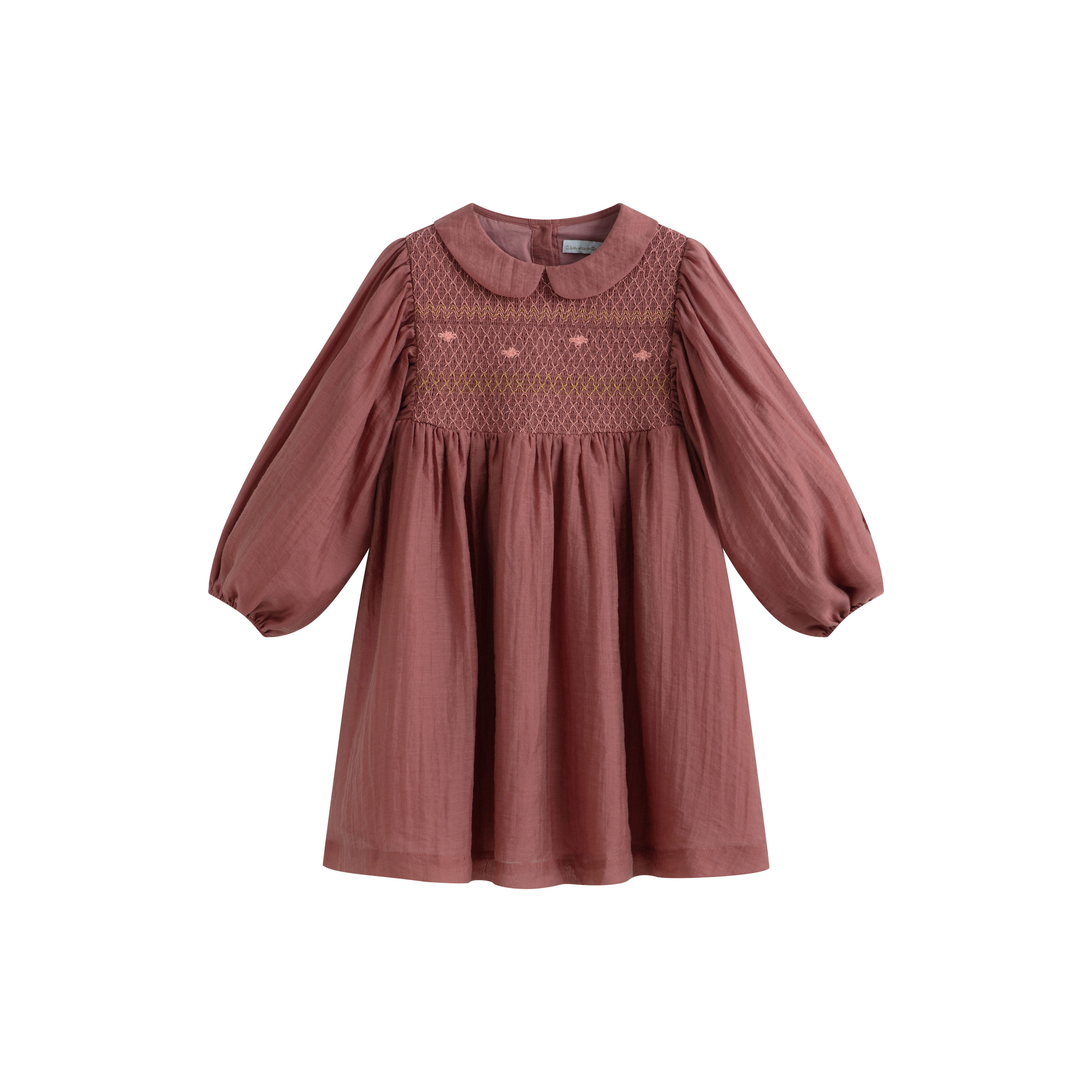 Cera Una Volta Girls Terracotta Petra Dress