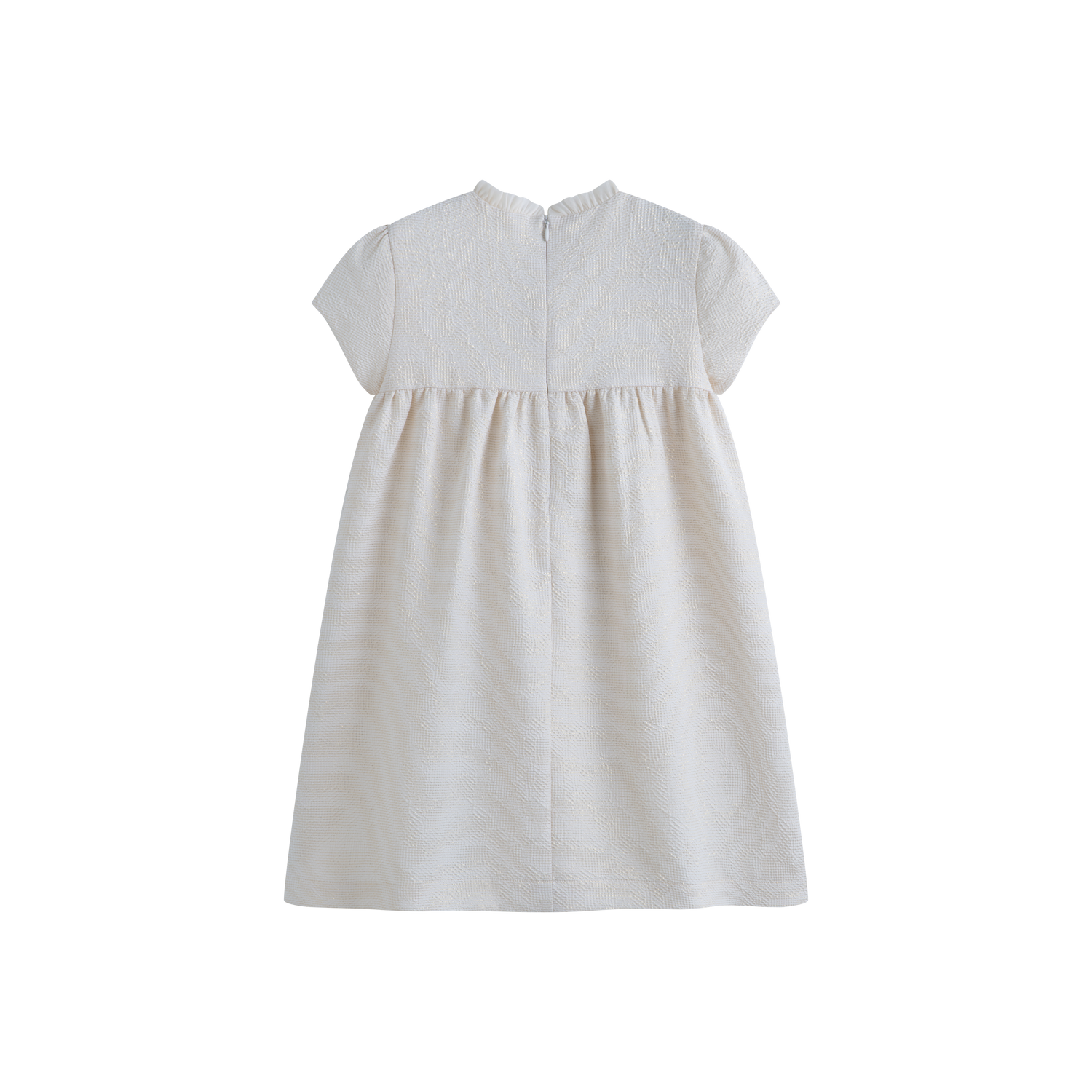 Cera Una Volta Girls Cream Brigitte Dress