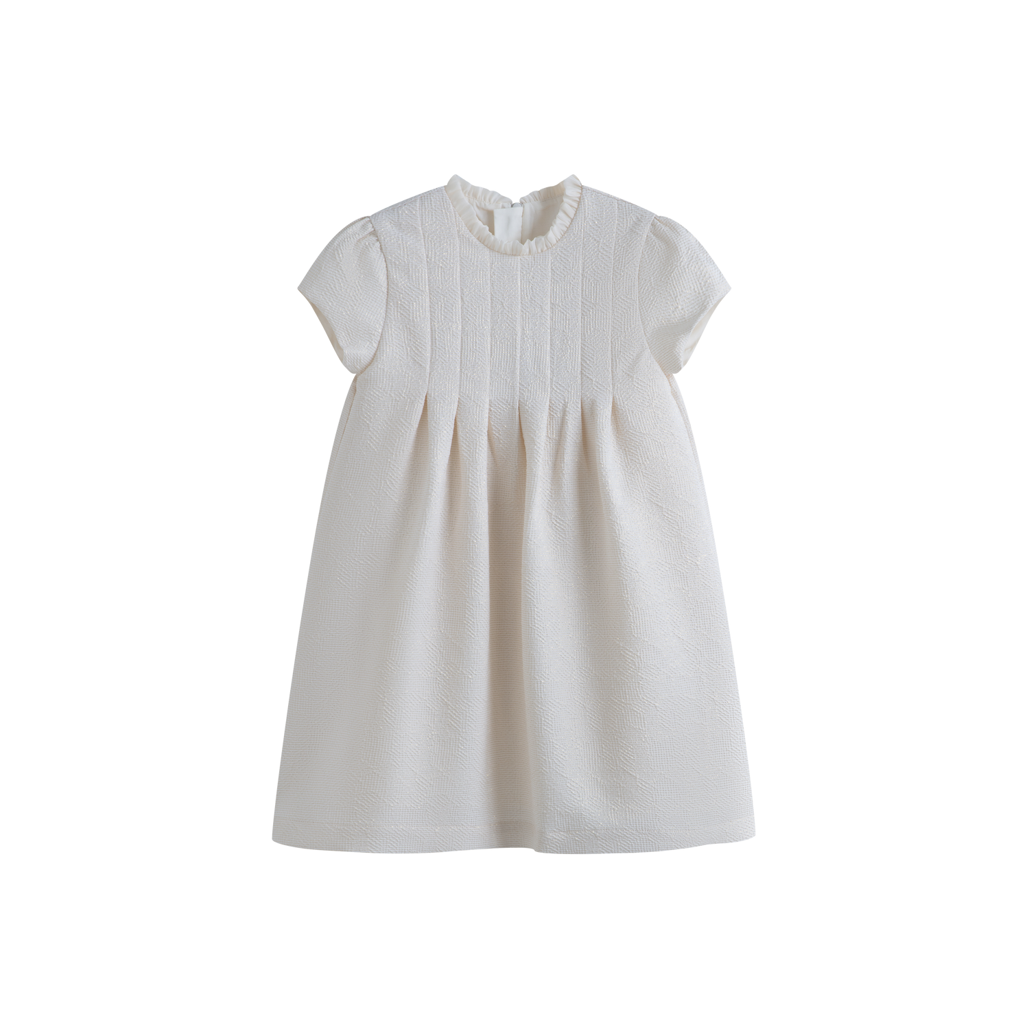 Cera Una Volta Girls Cream Brigitte Dress