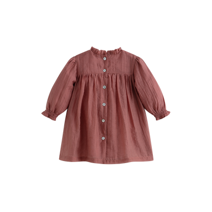 Cera Una Volta Baby Terracotta Mara Dress