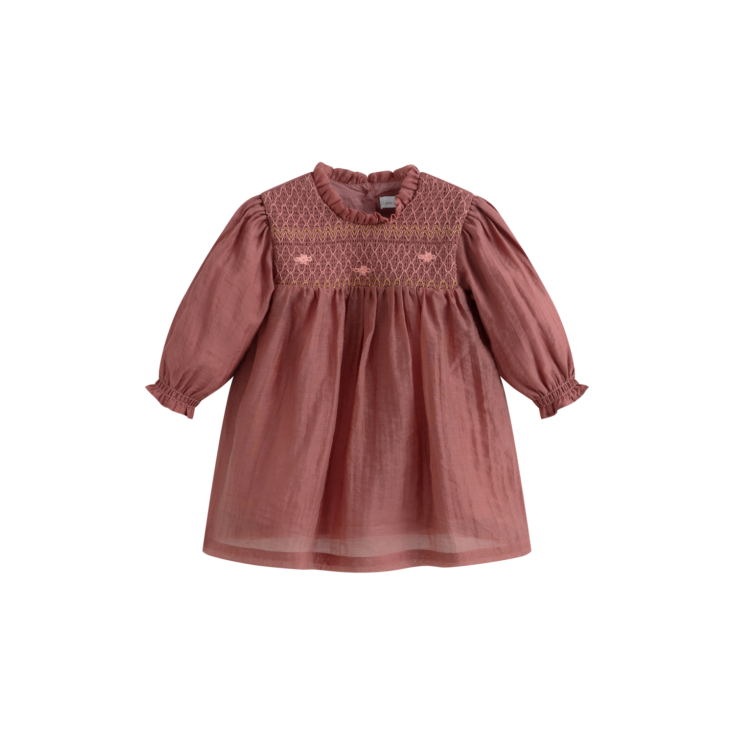 Cera Una Volta Baby Terracotta Mara Dress